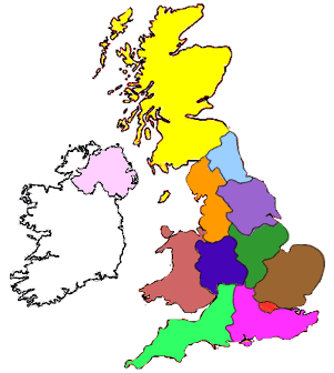 UK MAP - Family Fun Days